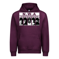 Mauve Wine n w a Urban Hoodie - artisFamous