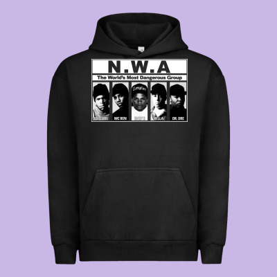 N W A Urban Hoodie Designed By Artisfamous