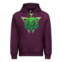 Mauve Wine rayquaza Urban Hoodie - artisFamous
