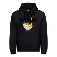 Black think noodles Urban Hoodie - artisFamous