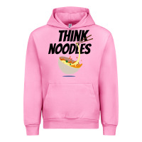 Fuchsia Pink think noodles Urban Hoodie - artisFamous