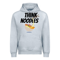 Heather Grey think noodles Urban Hoodie - artisFamous