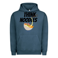 Pigment Midnight Navy think noodles Urban Hoodie - artisFamous