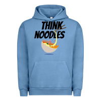 Pigment Pebble Blue think noodles Urban Hoodie - artisFamous