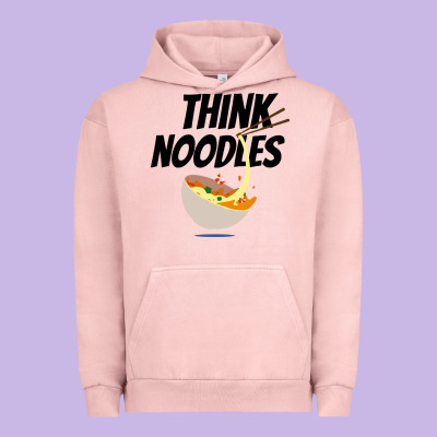 Think Noodles Urban Hoodie Designed By Artisfamous