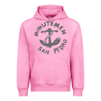 Fuchsia Pink Minutemen San Pedro Urban Hoodie - artisFamous