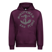 Mauve Wine Minutemen San Pedro Urban Hoodie - artisFamous