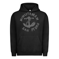 Pigment Black Minutemen San Pedro Urban Hoodie - artisFamous