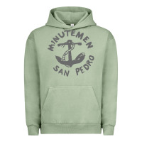 Pigment Oil Green Minutemen San Pedro Urban Hoodie - artisFamous
