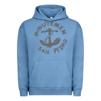 Pigment Pebble Blue Minutemen San Pedro Urban Hoodie - artisFamous
