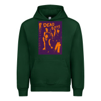 Forest Green Dead Boys Punk Urban Hoodie - artisFamous