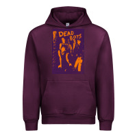 Mauve Wine Dead Boys Punk Urban Hoodie - artisFamous