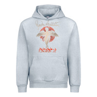 Heather Grey louder than life teather american Urban Hoodie - artisFamous
