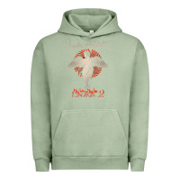 Pigment Oil Green louder than life teather american Urban Hoodie - artisFamous