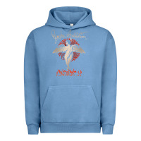 Pigment Pebble Blue louder than life teather american Urban Hoodie - artisFamous