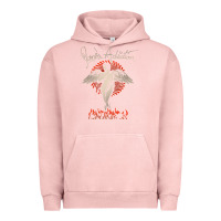 Pigment Salmon louder than life teather american Urban Hoodie - artisFamous