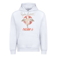 White louder than life teather american Urban Hoodie - artisFamous