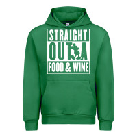 Emerald straight out a food and wine Urban Hoodie - artisFamous