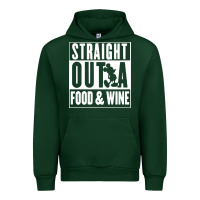 Forest Green straight out a food and wine Urban Hoodie - artisFamous