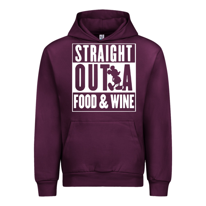 Straight Out A Food And Wine Urban Hoodie by artisFamous | Teevron