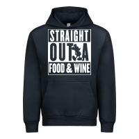 Navy straight out a food and wine Urban Hoodie - artisFamous