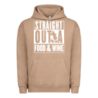 Pigment Burro straight out a food and wine Urban Hoodie - artisFamous