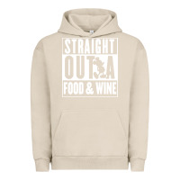 Pigment French Oak straight out a food and wine Urban Hoodie - artisFamous