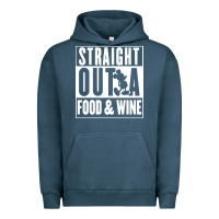 Pigment Midnight Navy straight out a food and wine Urban Hoodie - artisFamous