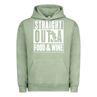 Pigment Oil Green straight out a food and wine Urban Hoodie - artisFamous