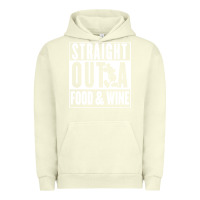 Pigment Pistachio straight out a food and wine Urban Hoodie - artisFamous