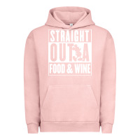 Pigment Salmon straight out a food and wine Urban Hoodie - artisFamous