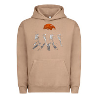 Pigment Burro solar system galaxy, astronomy lover Urban Hoodie - artisFamous