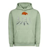 Pigment Oil Green solar system galaxy, astronomy lover Urban Hoodie - artisFamous