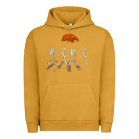 Pigment Peanut Butter solar system galaxy, astronomy lover Urban Hoodie - artisFamous