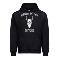Black soldiers of odin worldwide support Urban Hoodie - artisFamous