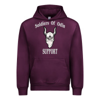 Mauve Wine soldiers of odin worldwide support Urban Hoodie - artisFamous