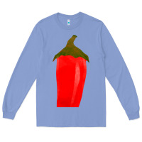 Colony Blue Chilli Pepper Fa Element Long Sleeve Tee - FaDigitalArtStudio