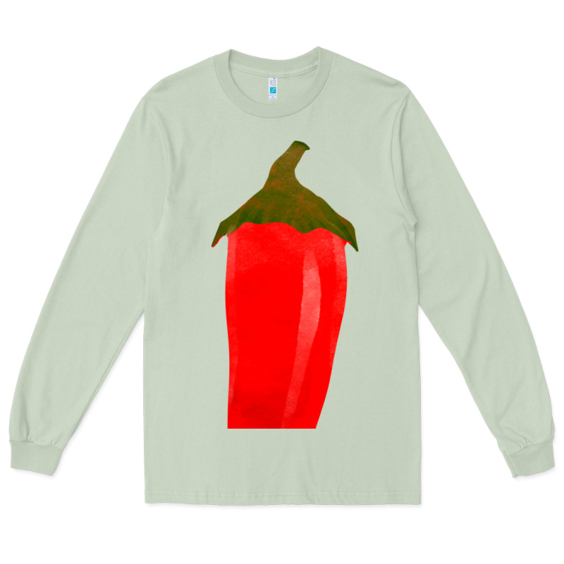Chilli Pepper Fa Element Long Sleeve Tee by FaDigitalArtStudio | Teevron