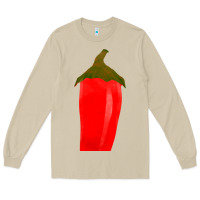 Mushroom Chilli Pepper Fa Element Long Sleeve Tee - FaDigitalArtStudio