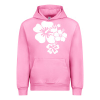 Fuchsia Pink hawaiian flower Urban Hoodie - artisFamous