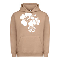 Pigment Burro hawaiian flower Urban Hoodie - artisFamous
