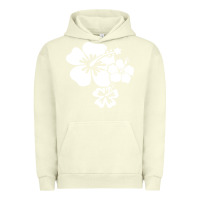Pigment Pistachio hawaiian flower Urban Hoodie - artisFamous