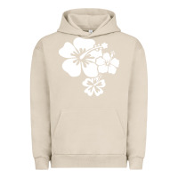 Pigment French Oak hawaiian flower Urban Hoodie - artisFamous