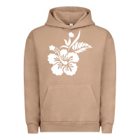 Pigment Burro hawaiian flower Urban Hoodie - artisFamous