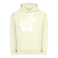 Pigment Pistachio hawaiian flower Urban Hoodie - artisFamous
