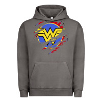 Pigment Tornado tear off wonder woman shield Urban Hoodie - artisFamous