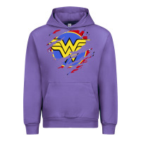 Tulip tear off wonder woman shield Urban Hoodie - artisFamous