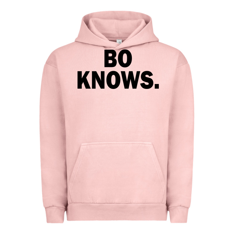 Bo Knows (black Text) Urban Hoodie by artisFamous | Teevron