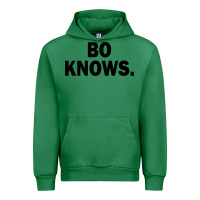 Emerald bo knows (black text) Urban Hoodie - artisFamous