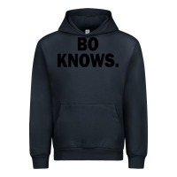 Navy bo knows (black text) Urban Hoodie - artisFamous